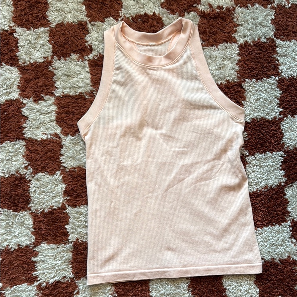 Athleta Sleeveless Ribbed Workout Top